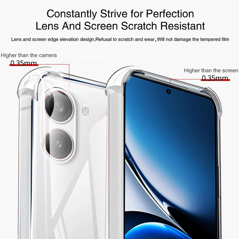 Funda Silicona Xiaomi Poco M7 / X7 Pro Transparente Antigolpes - imagen 4