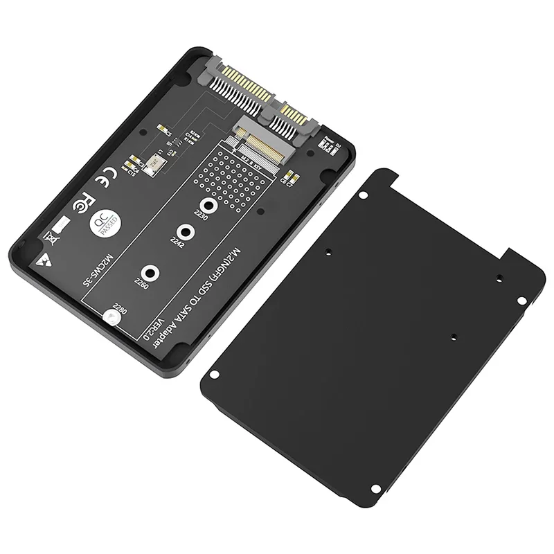 Adaptador M.2 SATA B-Key a 2.5 – Carcasa Aluminio - imagen 3