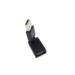Adaptador USB 2.0 Macho a Doble Hembra Giratorio 360°