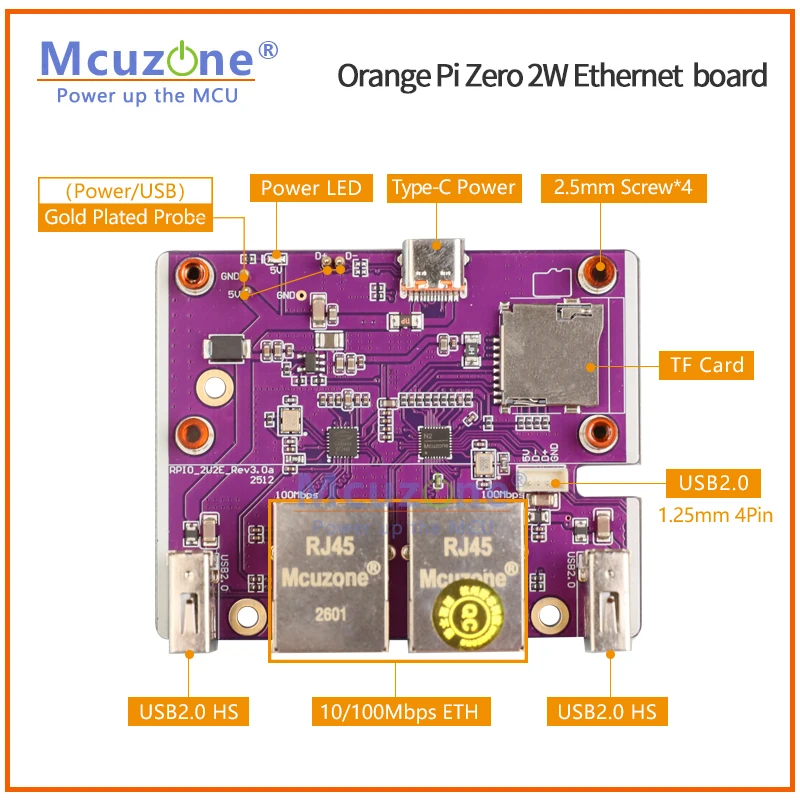 Placa Expansión Ethernet Orange Pi Zero – Doble Puerto - imagen 5