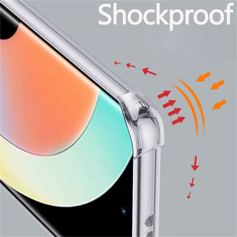 Funda siendo puesta y retirada del teléfono mostrando su flexibilidad