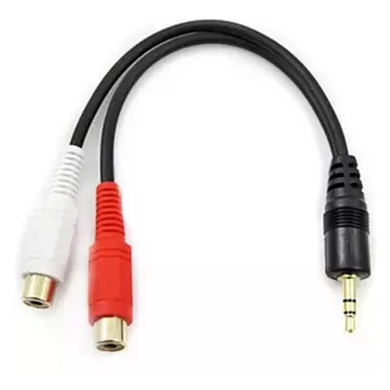 Cable auxiliar de cobre para conexión de audio estéreo