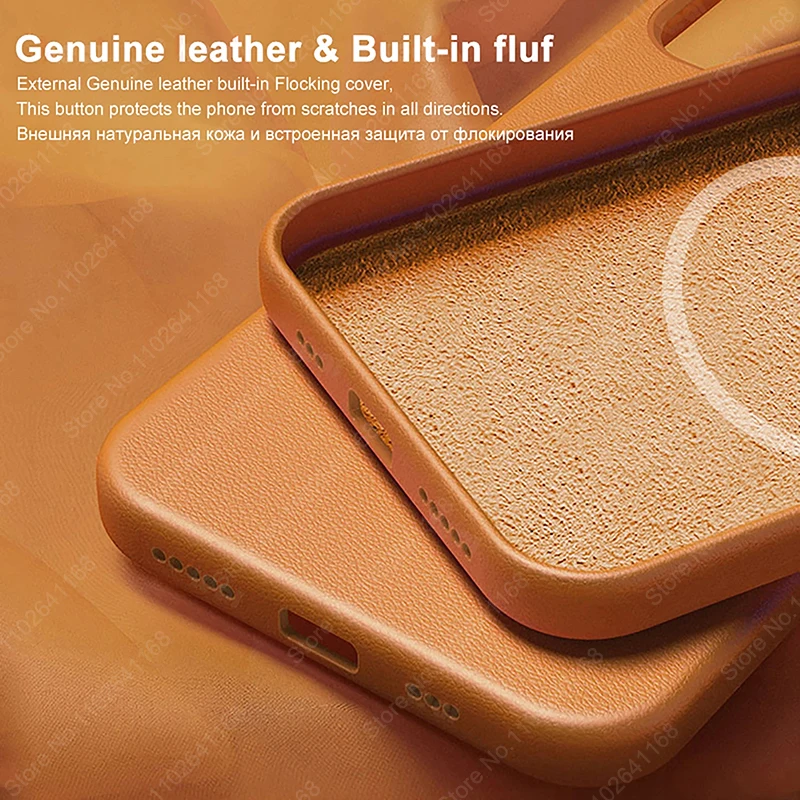 Funda Cuero iPhone 15 Pro Max MagSafe Oficial Animada - imagen 4