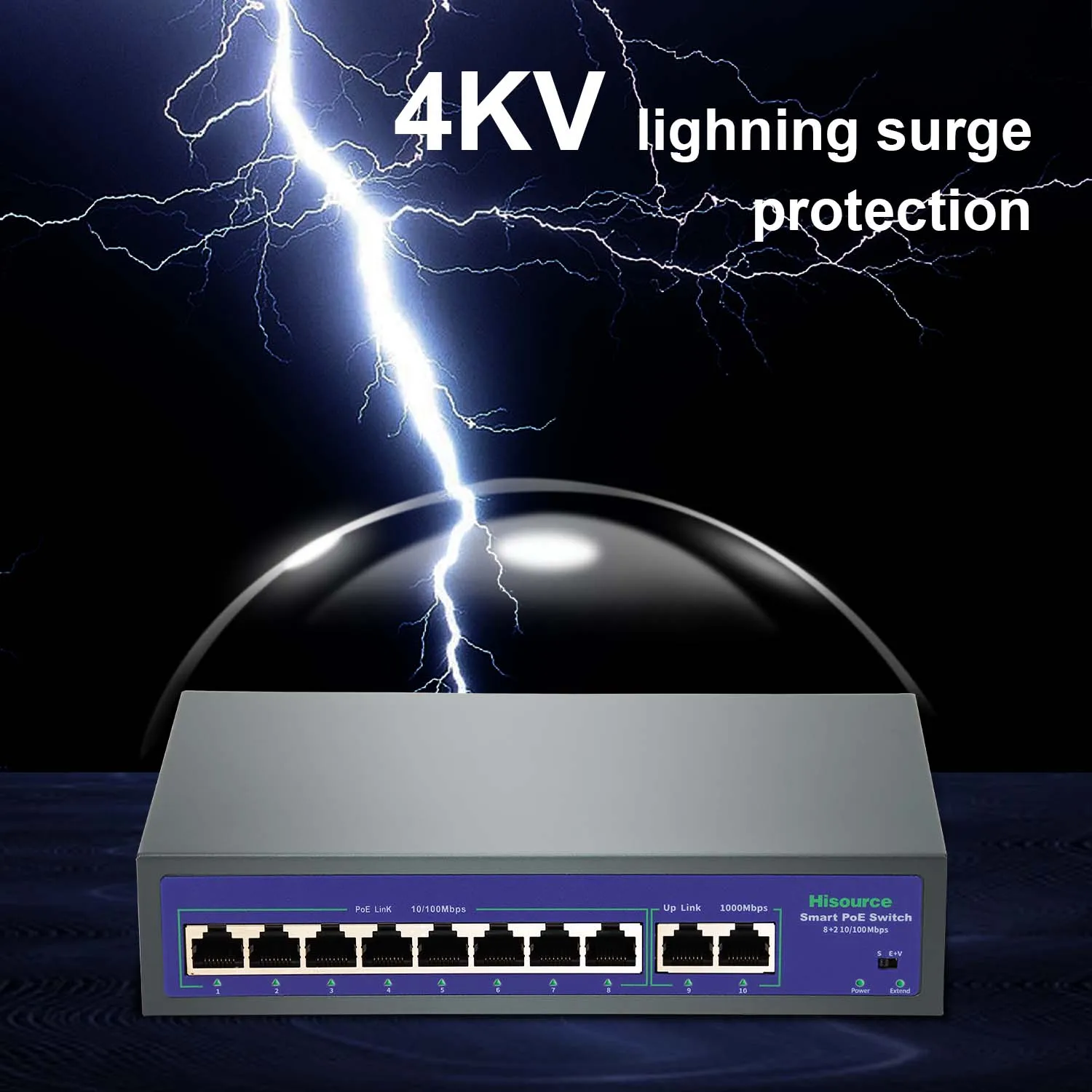 Switch PoE Gigabit 8 Puertos 120W - VLAN - imagen 5