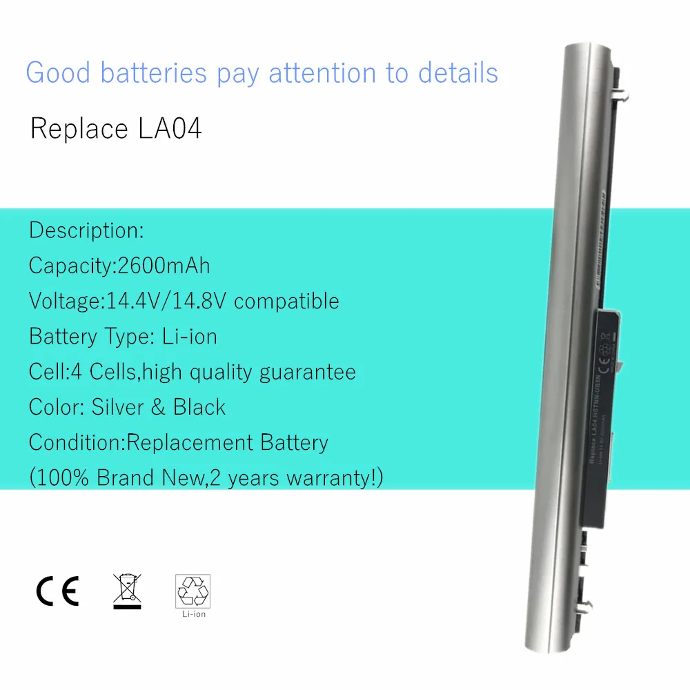 Batería para portátil HP serie 248/340/350 G1 - imagen 3