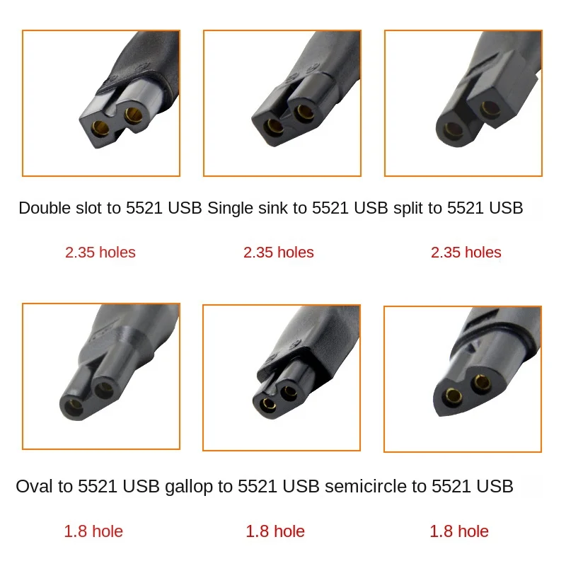 Cable de alimentación con conector hembra 5521
