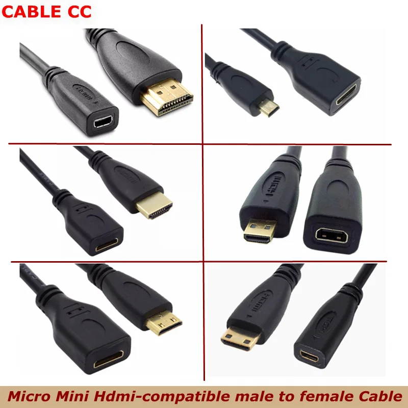 Cable Micro HDMI a HDMI para cámaras y tabletas