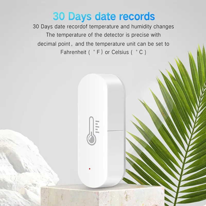 Sensor Zigbee Temperatura Humedad Tuya – Compatible Alexa y Google - imagen 2