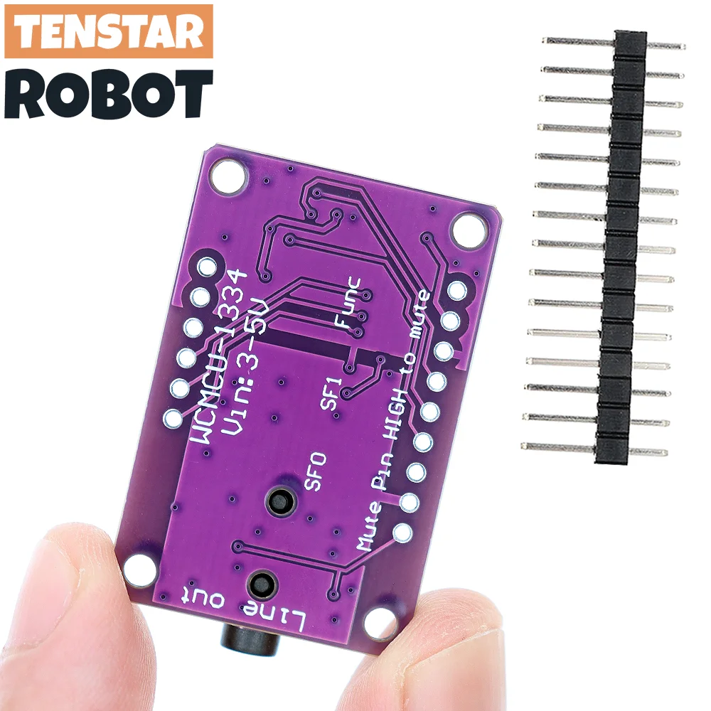 TENSTAR UDA1334A DAC I2S Módulo Audio Estéreo para Raspberry Pi - imagen 5