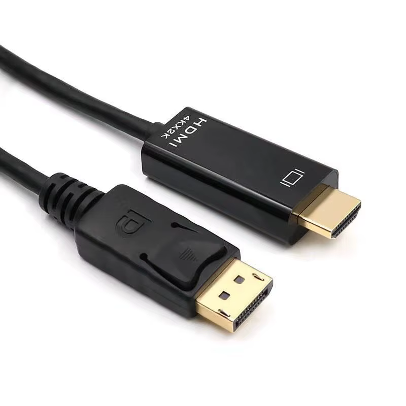 Conexión del cable DisplayPort a HDMI en portátil