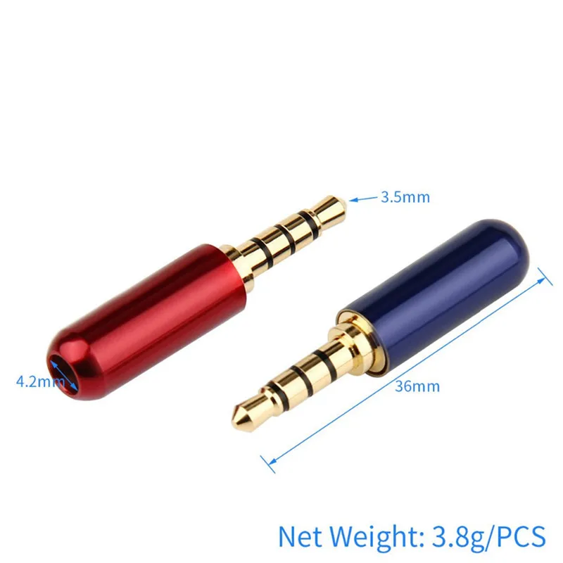 Conector Jack 3,5mm 4 Polos para Auriculares y Micrófono - imagen 3