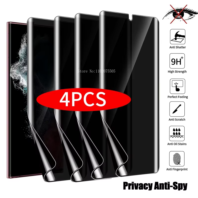Pantalla con protector de privacidad
