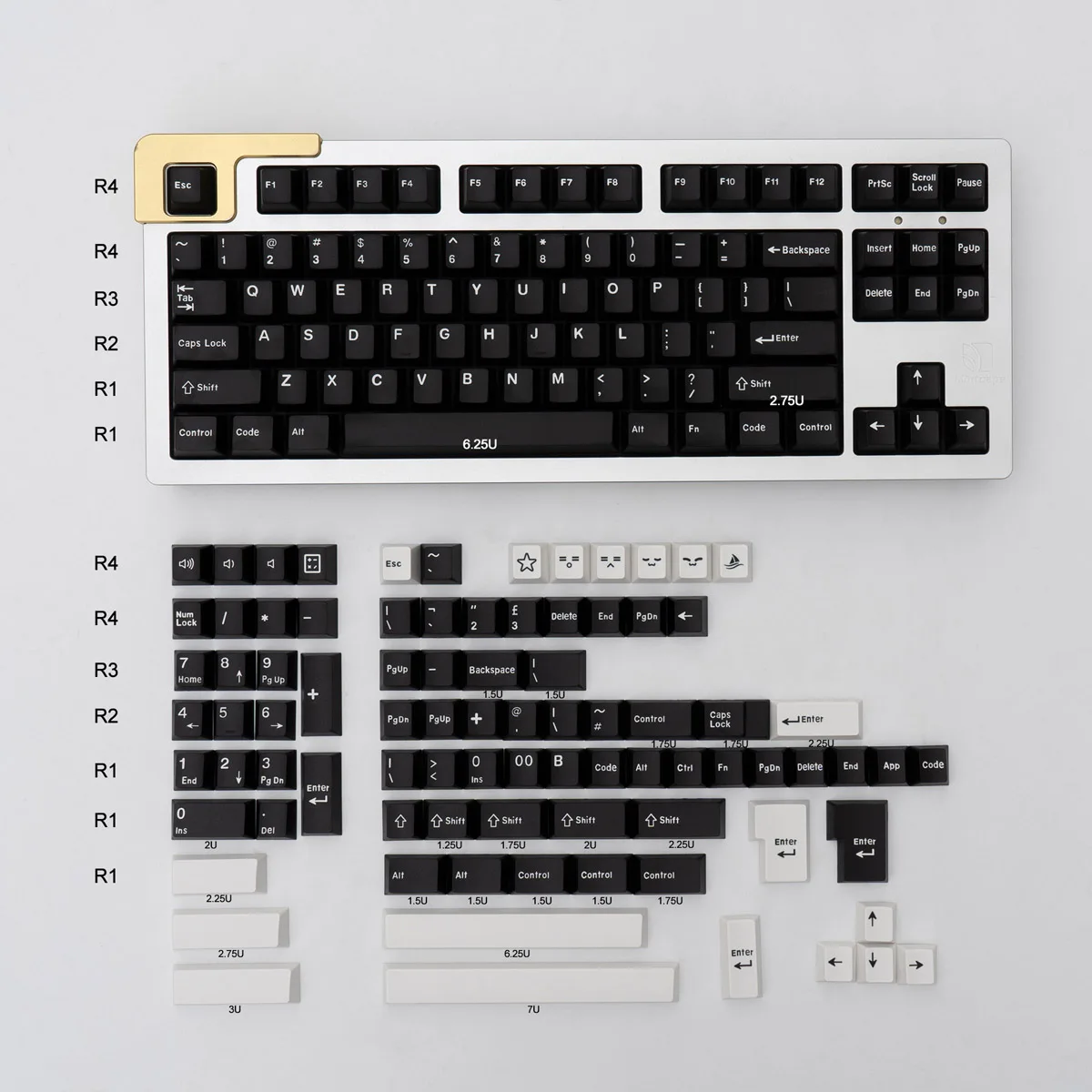 Juego de keycaps para teclado mecánico