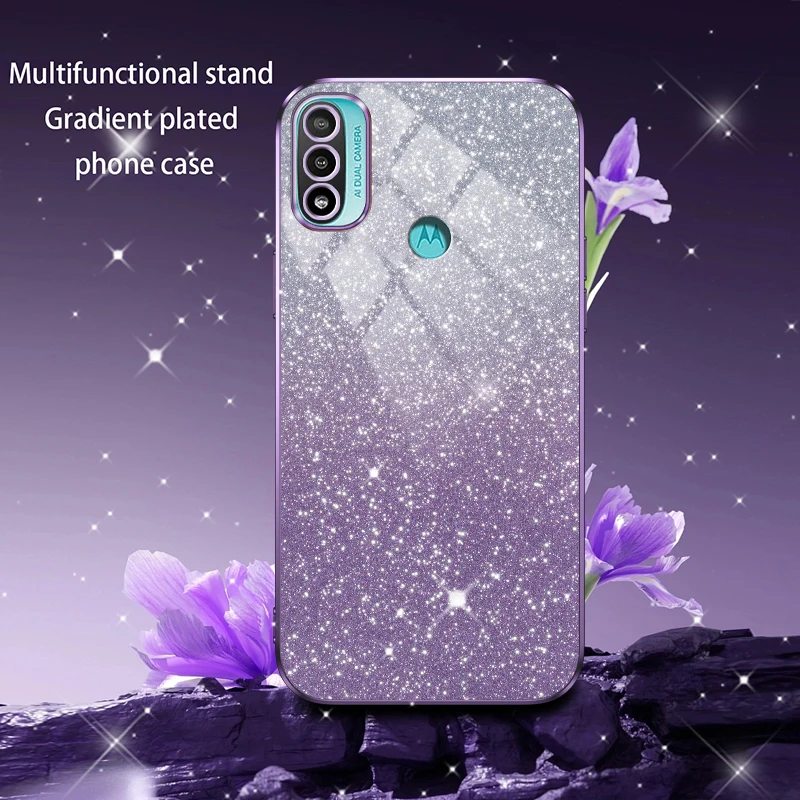 Funda Motorola Moto E20 E30 E40 - Brillo Degradado Premium Silicona - imagen 3