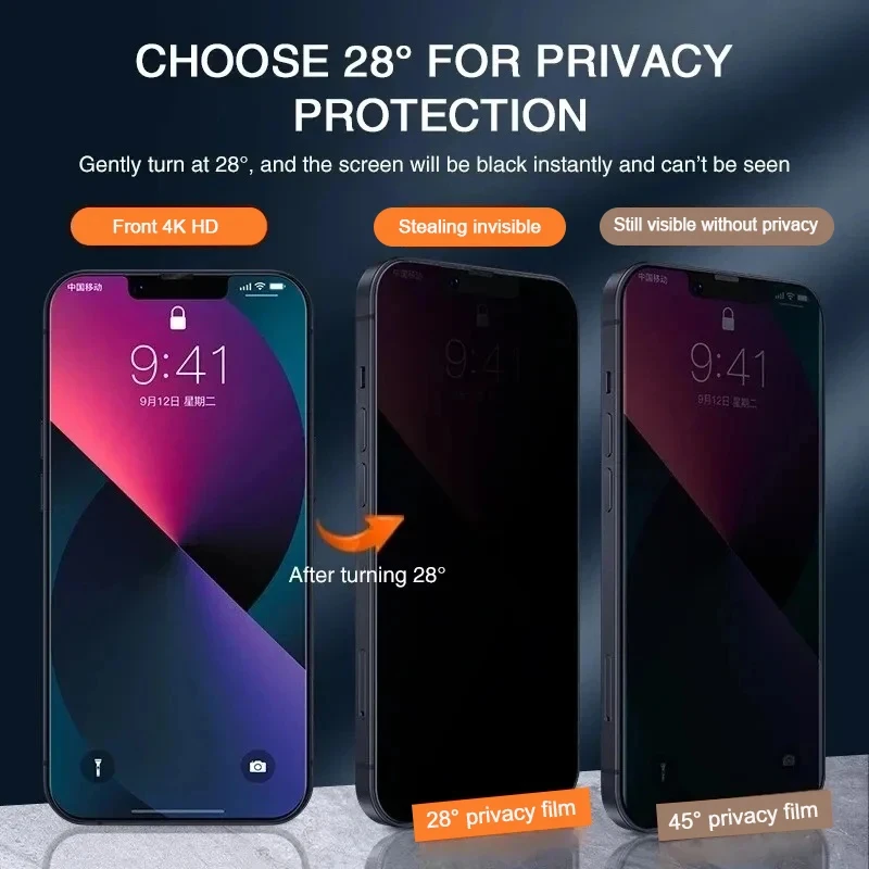 Protector pantalla antiespía Xiaomi Poco amplia compatibilidad - imagen 4