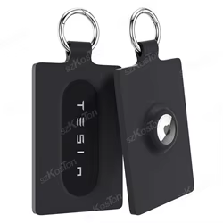 Funda Tesla AirTag con tarjetero – Silicona llave Model 3/Y/S/X