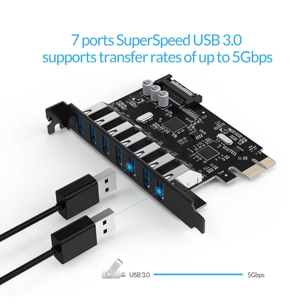 ORICO Tarjeta PCIe USB 3.0 SuperSpeed para Windows y Linux - imagen 4
