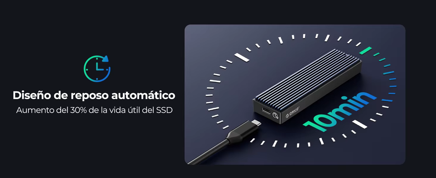 Indicador LED y suspensión
