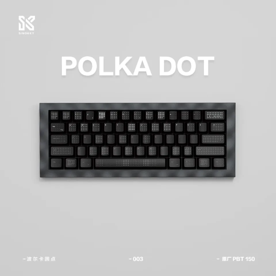Juego de teclas POLKADOT de perfil de cereza