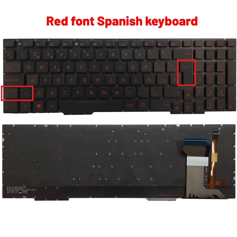 Teclado nuevo embalado para envío