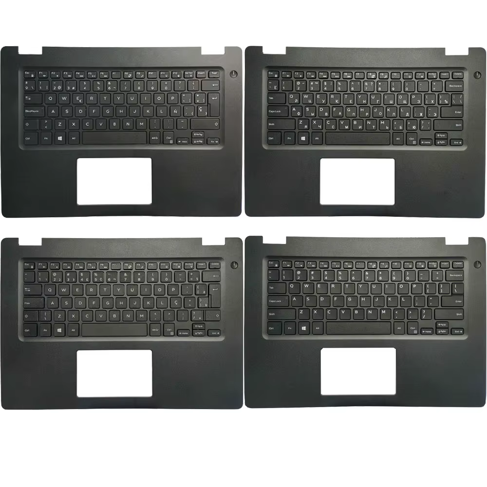 Teclado con apoyo para muñecas negro para Dell Latitude 3490