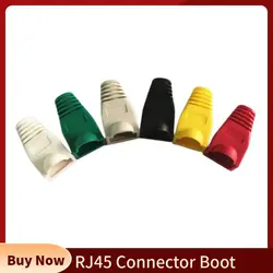 Conector RJ45 Ethernet con Funda Protectora y Bota Alivio Tensión CAT6