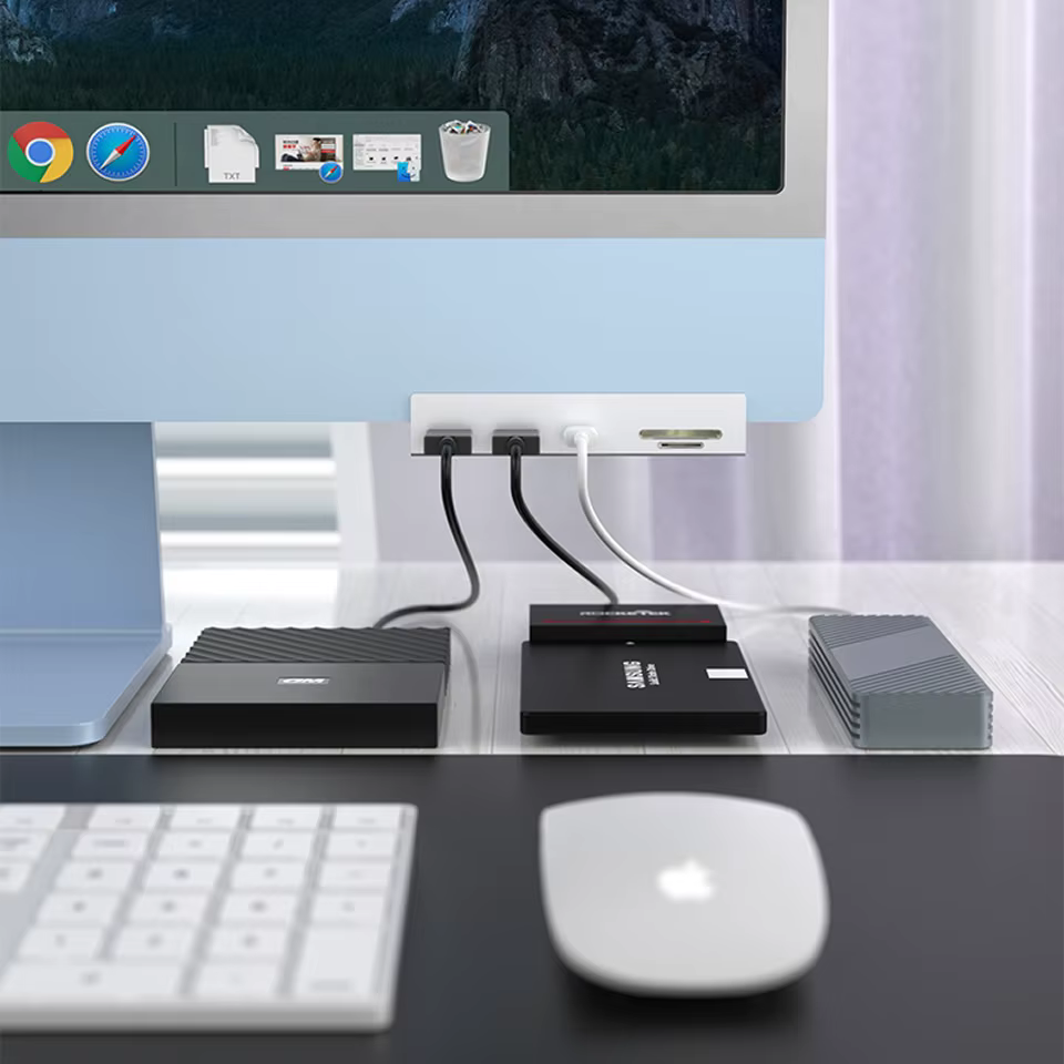 Instalación sin drivers en el borde del iMac