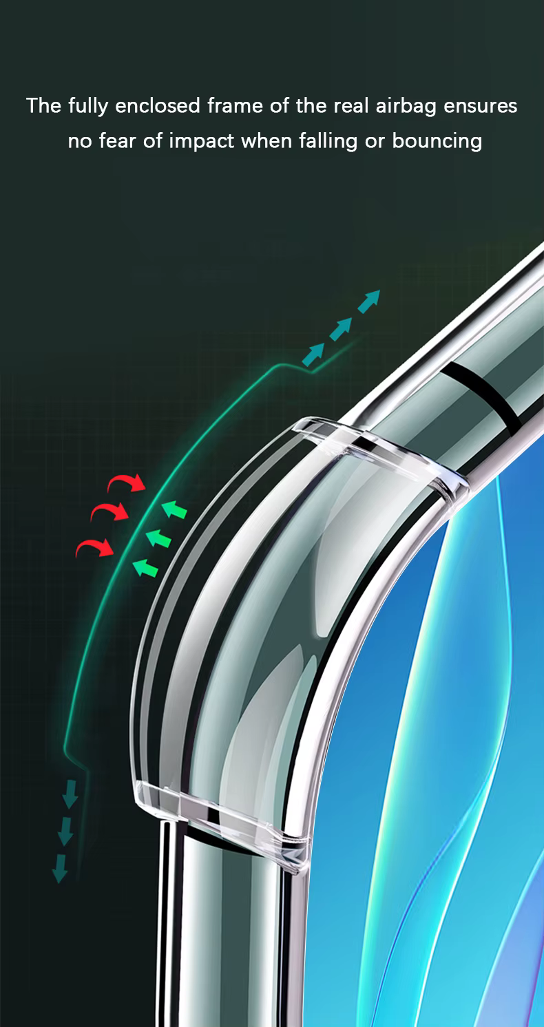 Detalle de las esquinas reforzadas