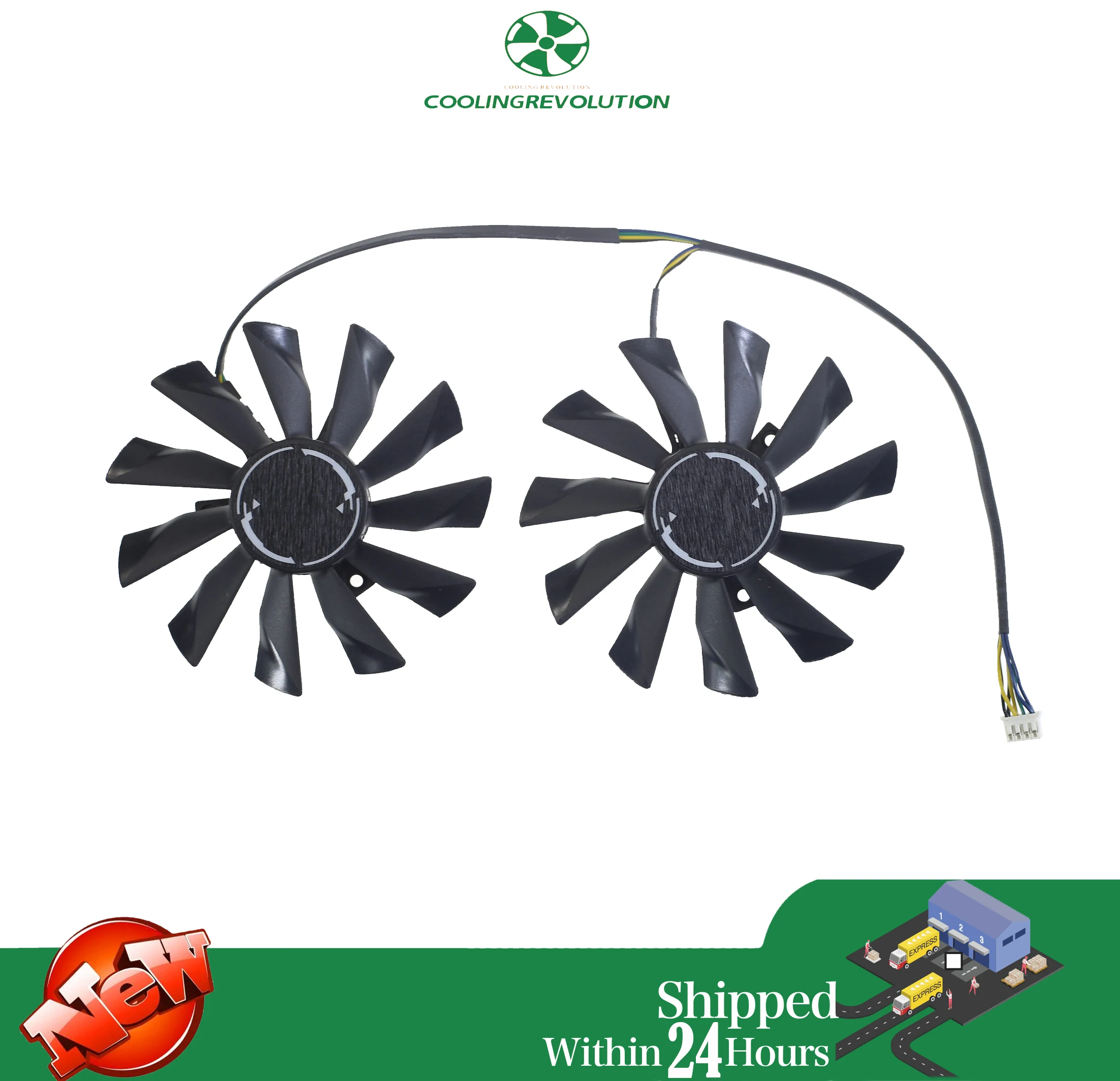 Ventilador COOLING REVOLUTION 95mm vista lateral