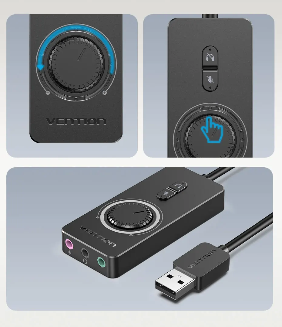 Control de micrófono y volumen