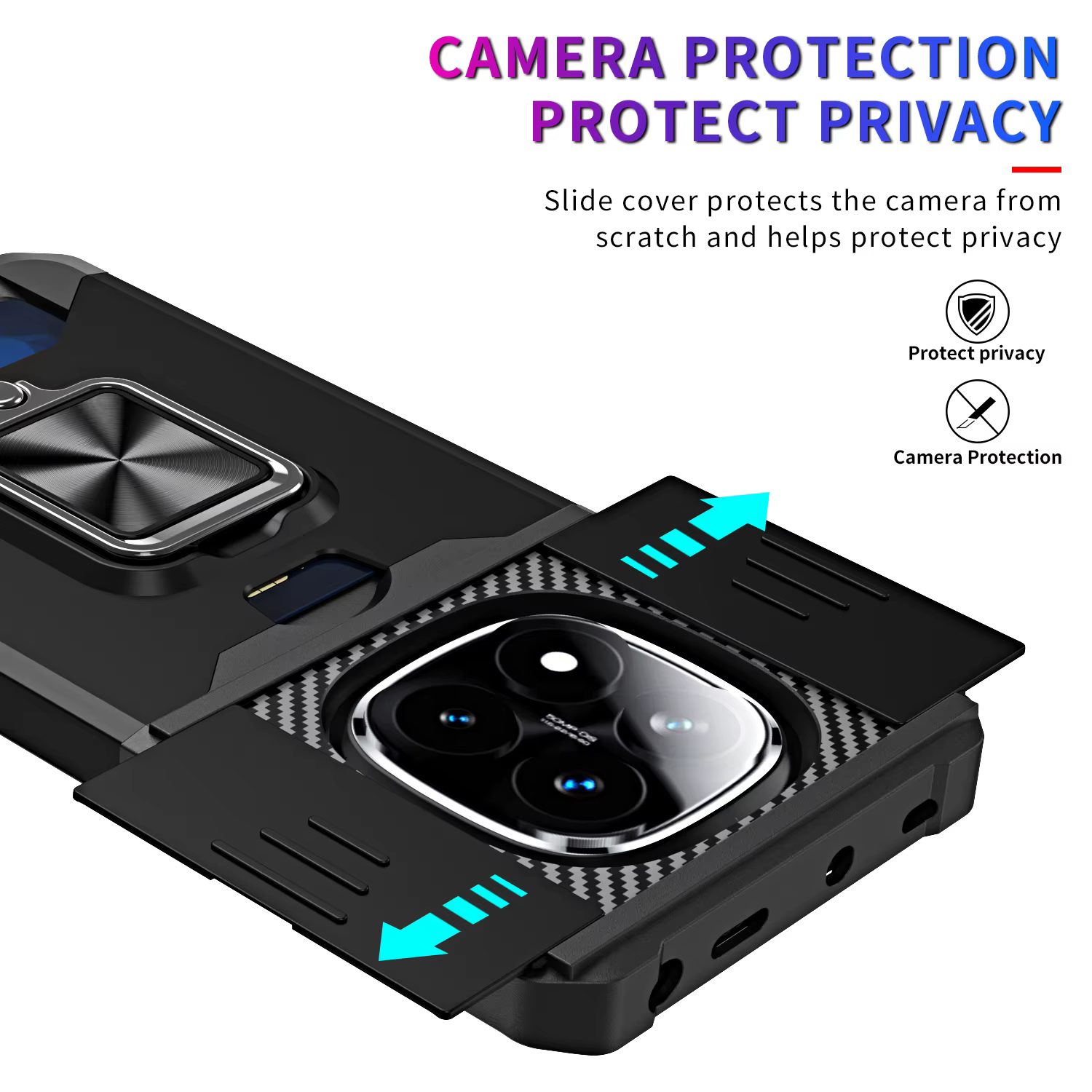 Xiaomi Redmi Note 15 Pro 5G – Funda con Soporte y Tarjetero - imagen 5