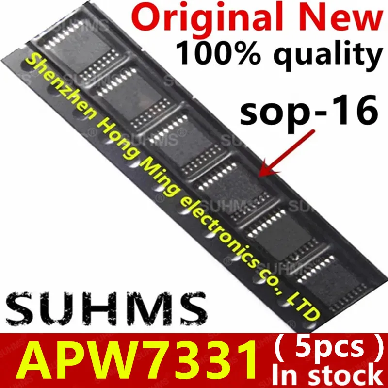 Chipset electrónico APW7331 SOP-16 vista frontal
