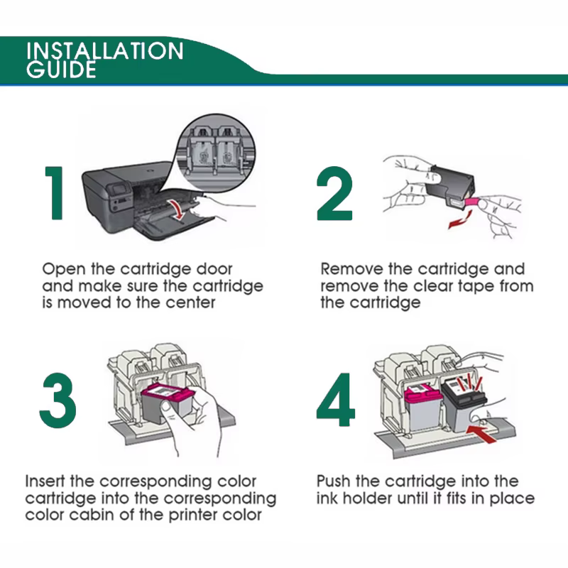 Cartucho tinta HP 132/136 compatible Photosmart e Officejet recambio - imagen 2