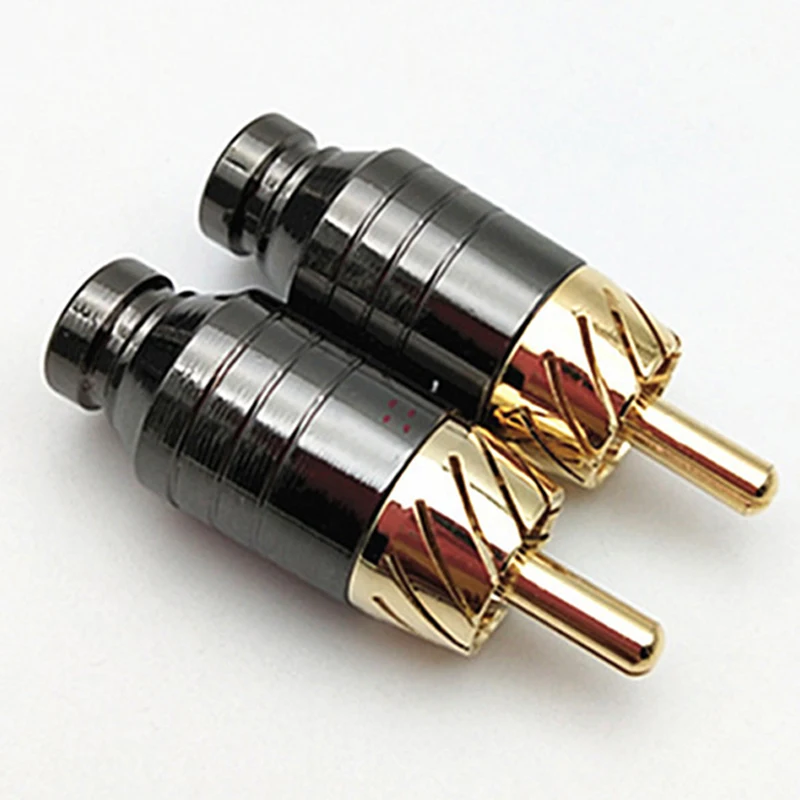 Conector RCA de soldadura chapado en oro para audio altavoz - imagen 2