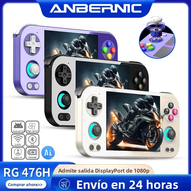 ANBERNIC RG476H – Consola portátil retro con Android y pantalla táctil - imagen 2