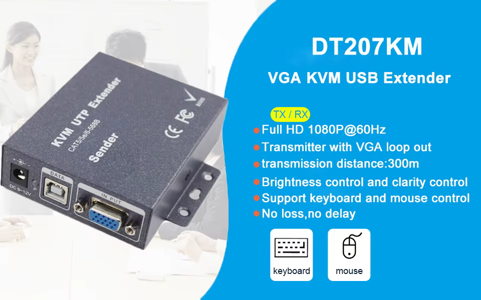 Diagrama de conexión VGA KVM