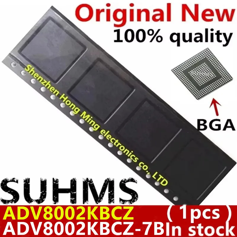 Vista superior del chipset ADV8002KBCZ