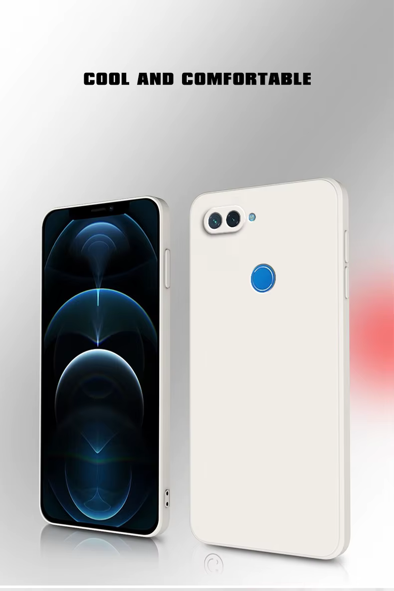 Funda trasera de silicona líquida en varios colores