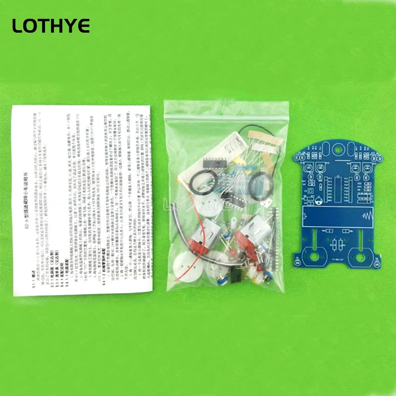 Componentes del kit de bricolaje de coche electrónico