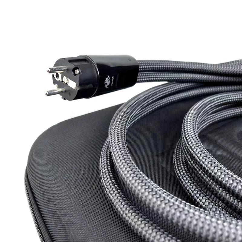 Dragon Source Cable Alimentación C13 a C19 Plateado PSS HiFi Schuko - imagen 5