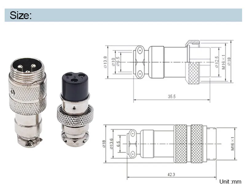 Variedad de pines disponibles