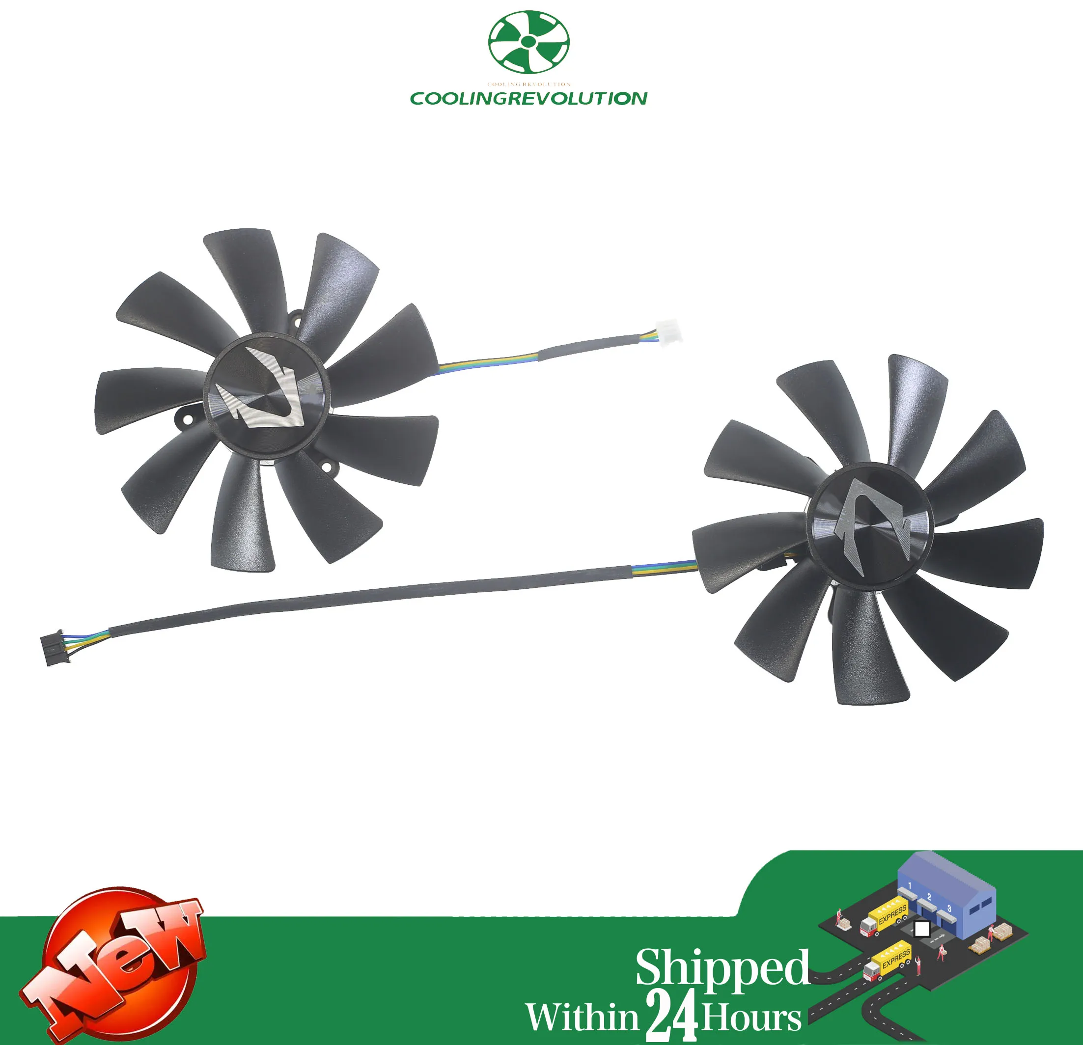 Ventilador 100mm GAA8S2U 4 pines para ZOTAC RTX
