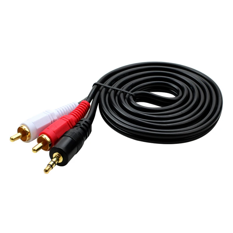 Cable Jack 3,5 mm a RCA dual macho estéreo para audio - imagen 3