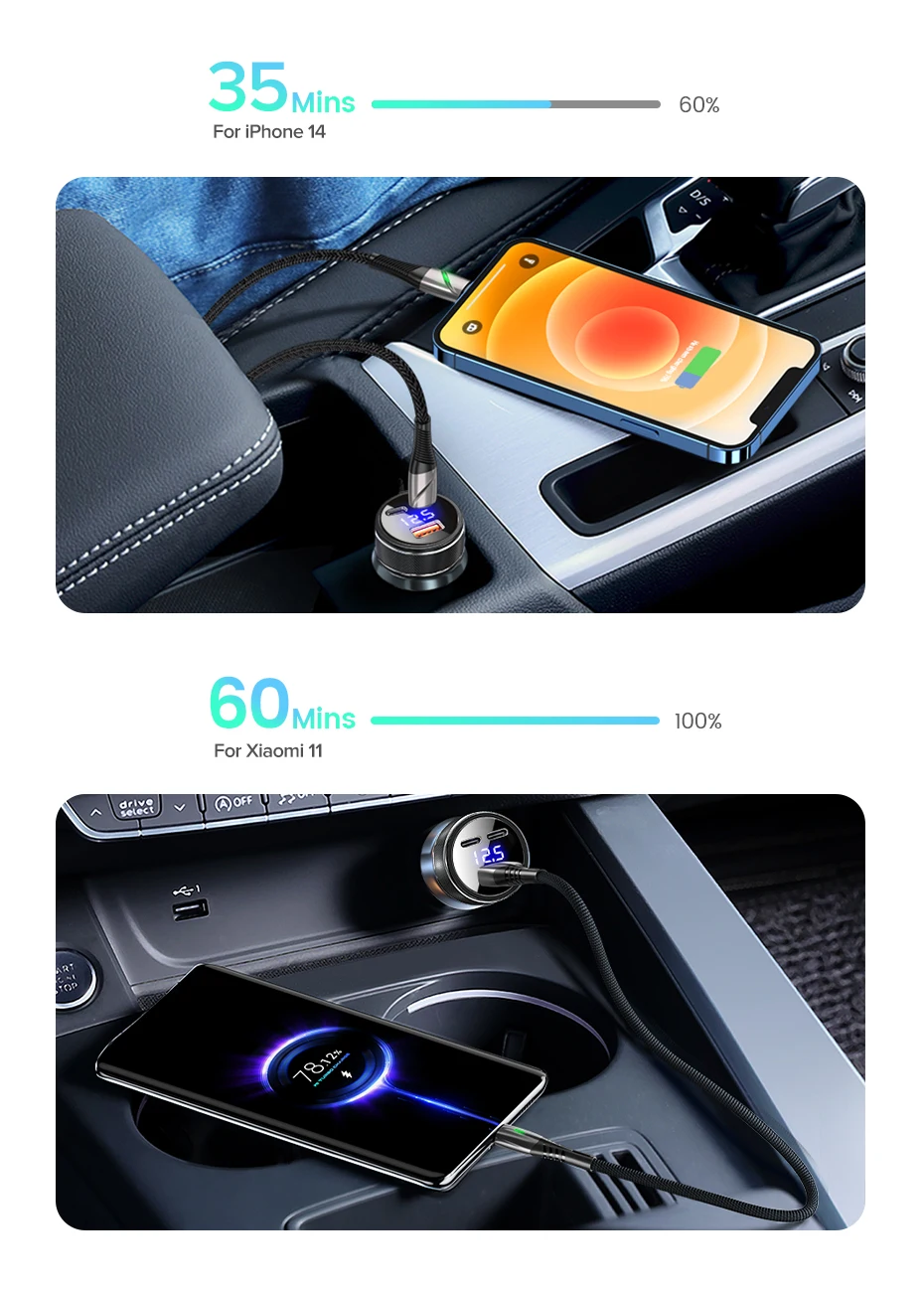 Comparativa de velocidad de carga