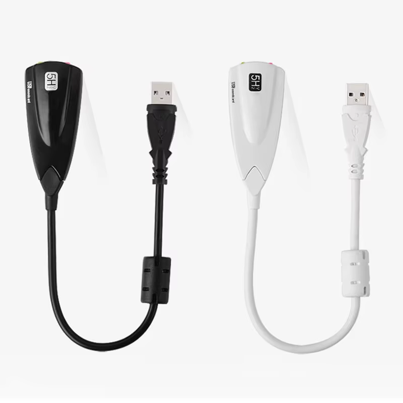 Adaptador conectado a un portátil