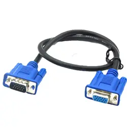 Cable VGA 15 Pines Macho-Macho para Monitor, Proyector y Ordenador