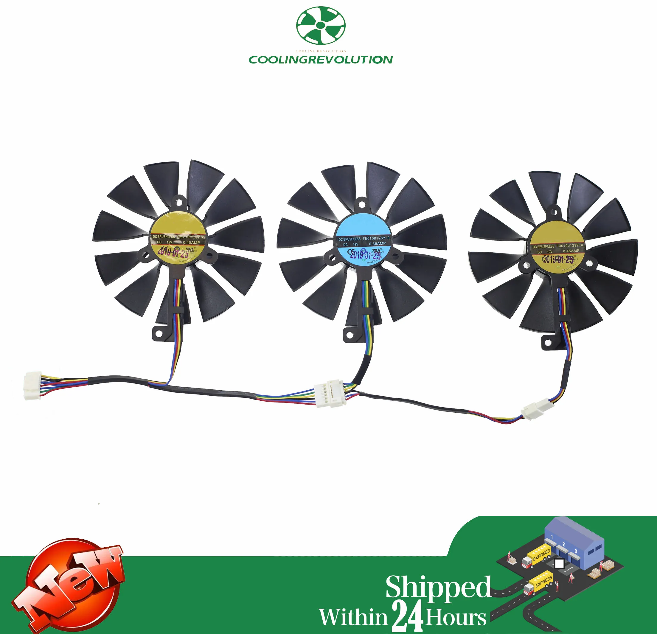 Ventilador de repuesto COOLING REVOLUTION frontal