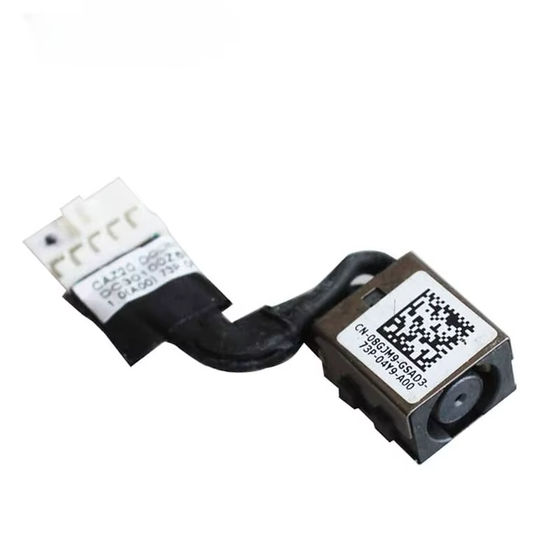 Vista frontal del conector DC para Dell Latitude