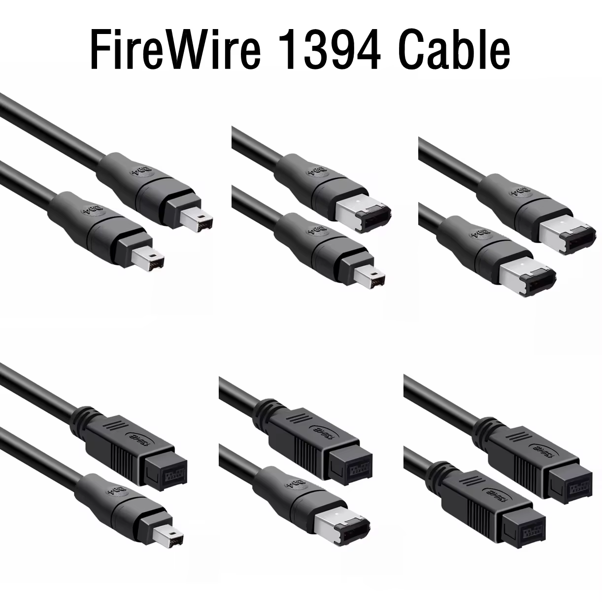 Cable FireWire 800 con conectores chapados en oro