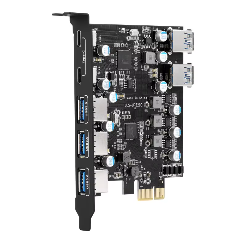 Instalación de la tarjeta en un slot PCI‑e x1